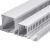 飓开 PVC线槽 明装灰色塑料线槽 阻燃pvc行线槽 H40*W60-100米/件 一件价