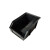 希万辉 加厚黑色组合式斜口零件盒物料盒斜口箱 4号200*130*90mm (10个装）
