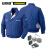 安赛瑞 防静电风扇散热工作服（M）蓝色 夏季防暑降温服 风扇服 20860