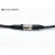 BNC-JK公转母延长线 50欧射频 示波器探头 注塑成型防水设计 线缆规格 RG223双屏 镀银 黑色 0.2m