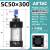 AirTAC原装亚德客标准气缸SC50X25X50X75X100X125X150X175X200S SC50X300