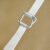 纤维打包带柔性聚酯纤维打包带柔性打包带捆绑带包装带手工动白色 19mm宽（500米卷）