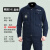江波（JIANGBO）工作服男装宽松套装 电焊工装男士劳保服耐磨 藏蓝套装 175可穿125--140斤 