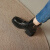 洛梦希菲（ROMOHIPH）品牌马丁靴女春秋单靴新款高跟英伦风增高显瘦粗跟短靴 黑色(加绒) 36