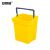 安赛瑞 保洁分色水桶 清洁车桶塑料桶分装桶 黄色4L 7A00959