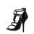 SAINT LAURENT 圣罗兰618女士卡桑德拉系带高跟凉鞋 Black 36 EU