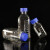 企业分装试剂学校实验室方便携带透明耐用易清洗刻度清晰方形瓶刻度瓶蓝盖玻璃瓶螺口瓶 250ML