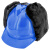 理联LN-TJG78W防寒保暖V型安全帽 加绒皮套 蓝色