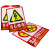 巨成 安全警示牌 消防安全 警示牌提示牌 不干胶贴纸 消防出口 禁止占用 23×31cm 10张/组