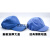男女工作帽车间工厂劳保帽餐厅防掉头发卫生包头防尘帽子 深蓝色加厚大盖 松紧带调节57-62CM