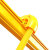 汇创佳 光纤线槽GX42 尾纤槽 黄色波纹管 光纤软管 穿线管 直径42mm×800mm/根 