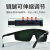电焊眼镜焊工专用防打眼防强光紫外线电弧焊接氩弧焊劳保男护目镜 深绿5付(配眼镜袋+布)