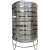 04不锈钢水箱水塔保温储水罐加厚消防方形圆形卧式立式太阳能 1吨立式04送架子