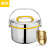 金灿扬（JIN CAN YANG） 304不锈钢保温饭盒大容量家用汤桶食堂饭桶大号饭盒 黄色 2.5L(适合1-2人)