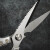 SK5第五代剪刀不锈钢厨房剪刀全钢鸡骨剪多功能强力工业剪刀 3代(银色)