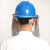 耐高温铝箔面罩炉前工业冶炼冶金防火花隔热铝箔冶炼电焊面具 (茶色)配帽式+一指键安全帽