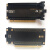 PCIEx16拆分卡转接卡插槽一分二X16转X8X8双显卡插槽PCI-E4.0/3.0 PCIEX16一分二 4槽距