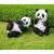 太阳能熊猫灯动物灯园林亮化灯灯饰灯具发光灯景观灯 熊猫B款