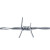 京酷 钢丝刺绳防护网 热镀锌铁蒺藜防盗围墙公路监狱安全隔离防爬刺网 1.8mm双股（长200米）