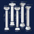欧式PU罗马柱背景墙装饰柱子门套仿石膏 80404A(柱身直径18cm) 白色
