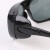 京斯坦 2010电焊眼镜防强光防尘劳保眼镜防风沙防飞溅电焊眼 透明 1个