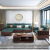 新中式实木沙发组合红橡木客厅贵妃转角布艺沙发多人组合沙发 单人位(0.9米) 组合
