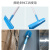 食安库 SHIANKU 铝合金加长杆 长度850mm 扫帚扫把地刷杆 蓝色 140023