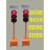 广西太阳能红绿灯交通信号灯可升降移动信号灯学校十字路口临时红 300-12B-60型升降款 300四面三