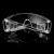 谋福CNMF 实验防护眼镜 防护眼罩 防尘防溅防风眼镜护目镜（全透明百叶款）599