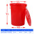 大垃圾桶大号环卫大容量厨房户外圆桶圆形特大号商用塑料超大带盖 160K深红色有盖