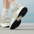 阿迪达斯 （adidas）男鞋 新款运动鞋跑步健身减震耐磨休闲鞋复古时尚老爹鞋 米色/灰/白 41(内长255mm)