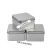 铁盒长方形马口铁盒长方形连体滑盖带锁收纳盒随身小铁盒圆形铝定 90x35mm