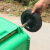 大号环卫垃圾桶轮子120L/240L户外塑料垃圾桶轮轴配件轱辘通用轮 240L空心轴配普通轮子一套