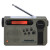 HRD900防灾应急多波段收音机太阳能充电手摇发电照明可携式FM 橙色