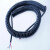 弹簧线2芯3芯4芯PU伸缩螺旋线缆国标铜芯电缆线黑色高弹力电源线 黑3芯0.5平7.5米