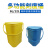 食安库 SHIANKU 食品级清洁工具 加厚带刻度水桶带把手 12L 黄色 桶身（不含桶盖）