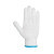 豫筑勋 手套劳保耐磨工作加厚白棉纱棉线手套 350A级棉加丝白色手套（12双） 一包价 
