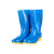 沸耐笙 FNS-04589 建筑工地菜市场水产养殖中性加棉绒中筒pvc雨鞋 蓝色单鞋 36码 双