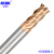 SKAK钨钢铣刀 HRC60度标准长或柄加长高硬圆鼻铣刀 CNC数控锣刀 2R0.5*4D*50L