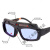 定制适用于自动变光电焊眼镜焊工专用烧焊护目镜防强光电弧护眼变 H72-双镜片眼镜+绑带镜盒+10保