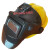 HKNA精选好货》定制焊工面罩带风扇电焊面罩安全帽带风扇电焊防护面罩 D49安全帽风扇款