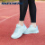 斯凯奇（Skechers）女鞋方糖渐变运动鞋春季新款厚底网布缓震跑步鞋 浅蓝色149655-LTBL 38