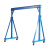 KOIO 移动式龙门吊小型龙门架工地可拆卸升降航吊天车简易起重机 1吨【高2米*宽2米 】