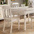 瑞文莱美式白色餐桌可伸缩折叠家用可变圆饭桌可变性实木餐桌椅组合 1.2米 单桌