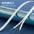 山泽(SAMZHE)电信级皮线光纤 室内单模双芯光纤入户线 2芯2钢丝光缆 白色100米 FH22-100B