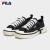 斐乐（FILA）官方LOOP女鞋帆布鞋新款休闲运动鞋小白鞋板鞋断层鞋 黑-BK 38.5