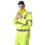 博迪嘉 CN032新款雨衣套装 反光透气雨衣防寒服工作服 荧光黄色 XXL码1套