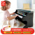 Hape儿童早教玩具优秀音质互动25键钢琴黑色男孩女孩生日礼物 E8463
