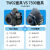 德威狮日本重松防尘口罩TW02面罩防工业粉尘打磨灰煤矿工人口鼻子罩水泥 2800U2K芯2只碳棉100 均码
