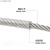 304不锈钢包塑钢丝绳包胶塑胶钢丝绳透明带皮钢绞线2/3/4/5/6/8mm 外径Φ1.0mm 1m